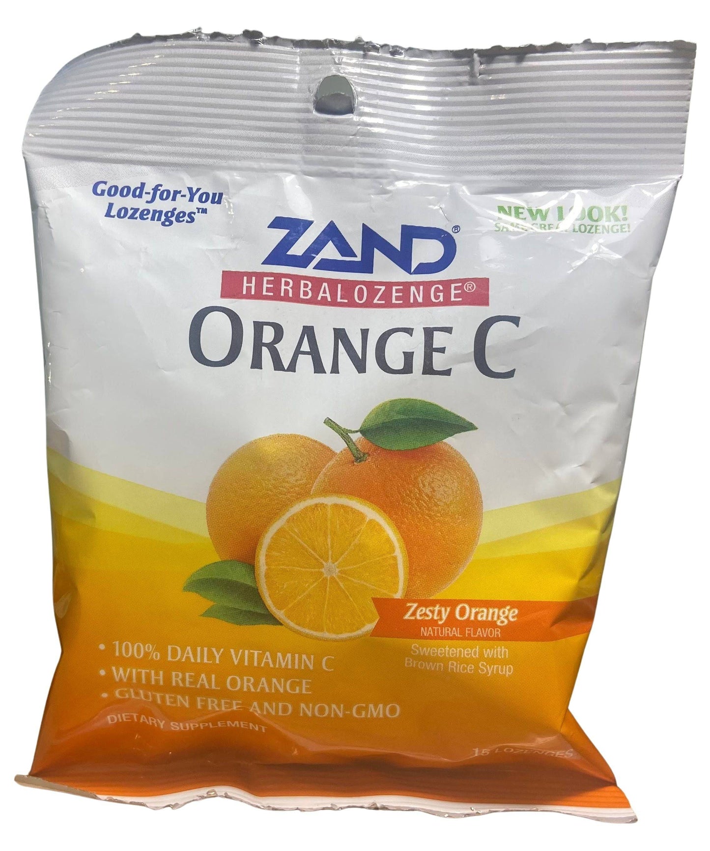 Zand Herbal Lozenge Orange C 15 Piece