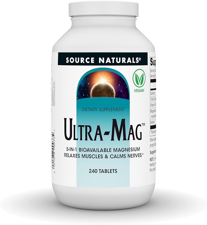 Ultra Mag Magnesium Tablets by Source Naturals