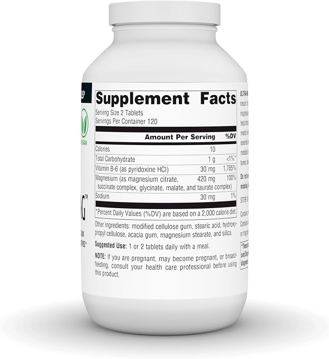 Ultra Mag Magnesium Tablets by Source Naturals