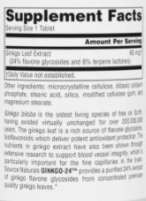 Ginkgo-24 60mg Tablets