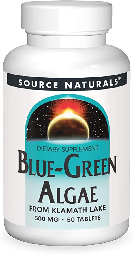 Source Naturals Blue Green Algea 500mg Tablets