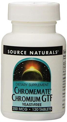 Source Naturals GTF Chromium Yeast Free 200mcg Tablets