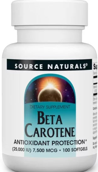 Source Naturals Beta Carotene 25,000iu Softgels