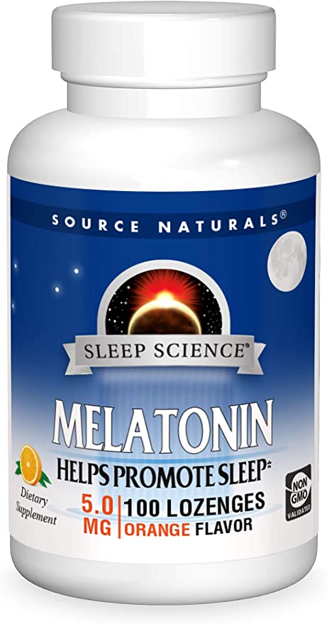 Source Naturals Melatonin 5mg Orange Sublingual Tablets