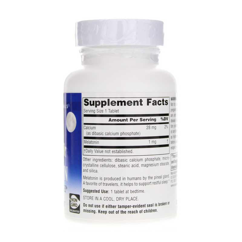 Source Naturals Melatonin 1mg Tablets