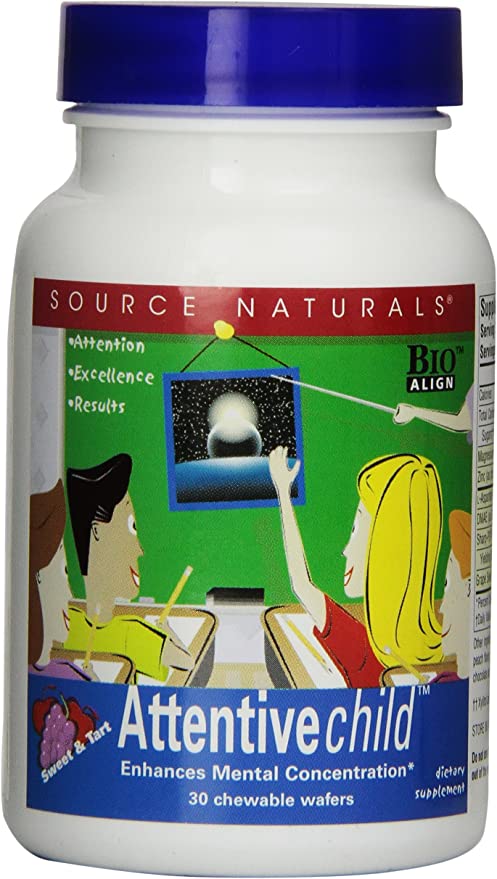 Source Naturals Attentive Child Chewable Tablets