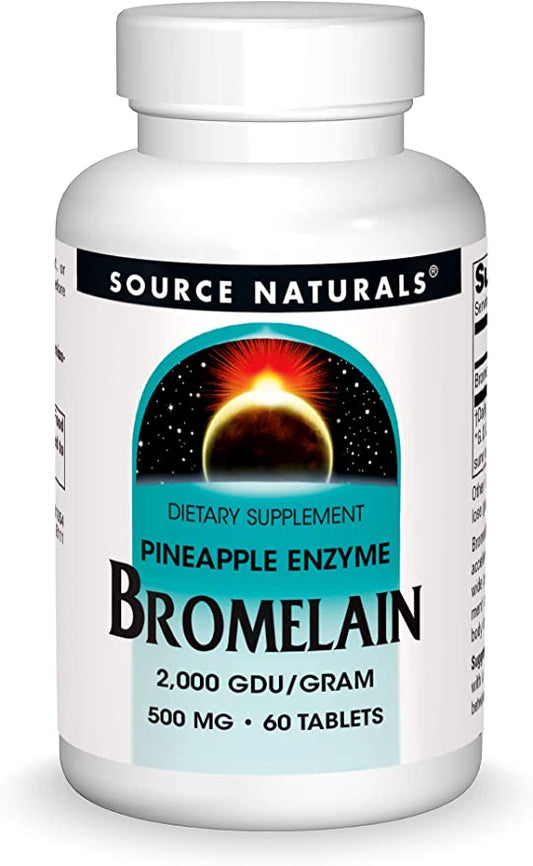 Source Naturals Bromelain 2,000 GDU/500mg Tablets