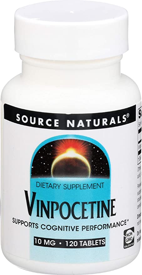 Source Naturals Vinpocetin 10mg Tablets