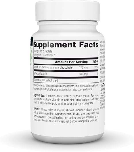 Source Naturals Alpha Lipoic Acid 300mg Capsules