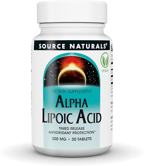 Source Naturals Alpha Lipoic Acid 300mg Capsules