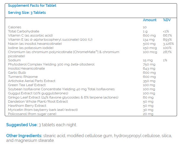 Source Naturals Policosanol Cholesterol Complex Tablets