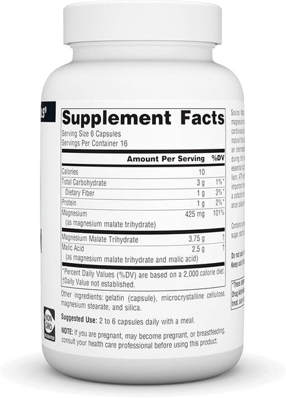 Source Naturals Magnesium Malate Capsules