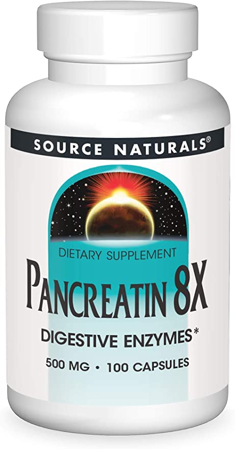 Source Naturals Pancreatin 8x Capsules