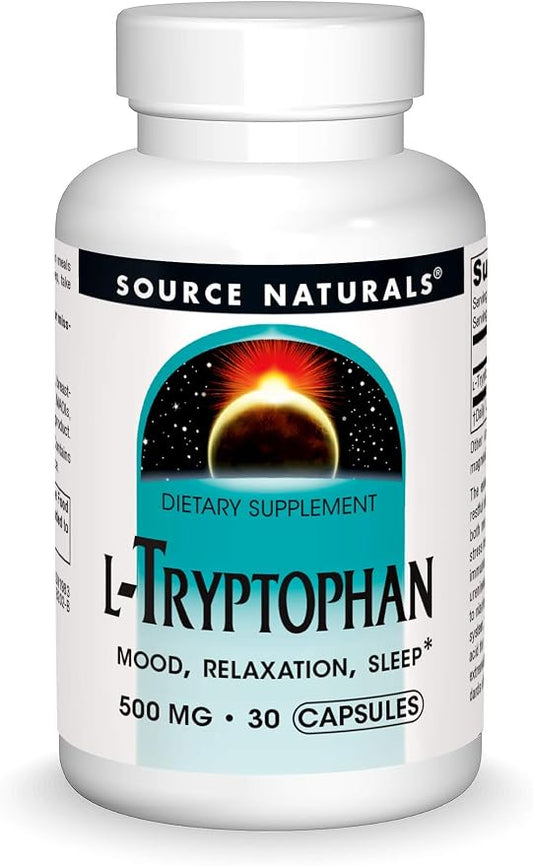 Source Naturals L-Tryptophan 500mg Capsules