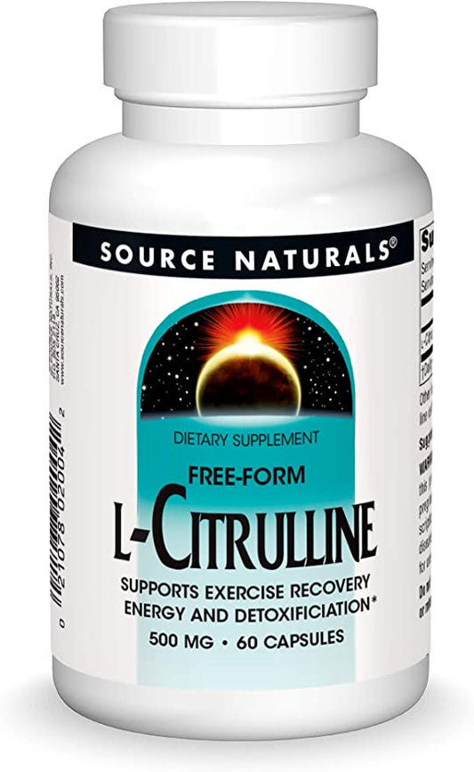 Source Naturals L-Citrulline 500mg Capsules