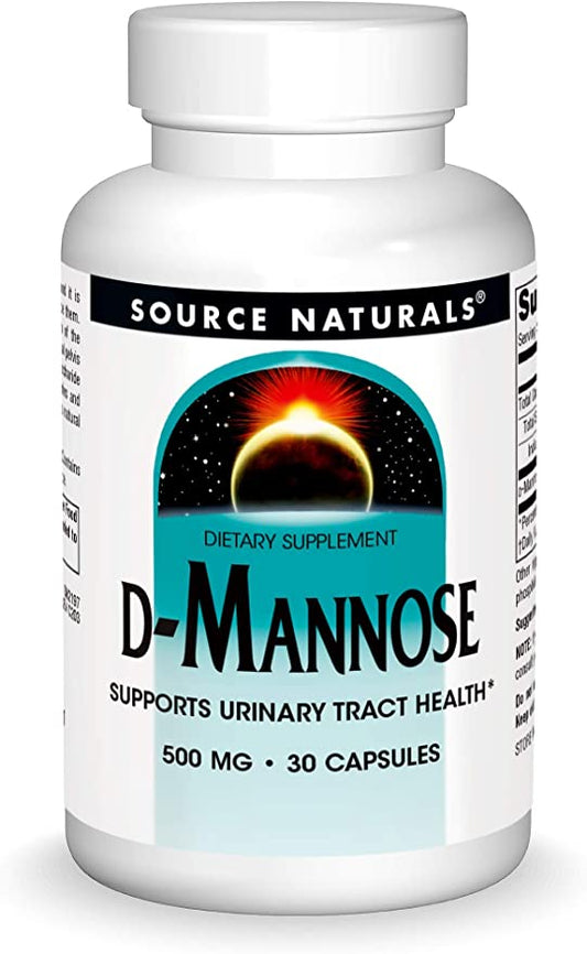 Source Naturals D-Mannose 500mg Capsules