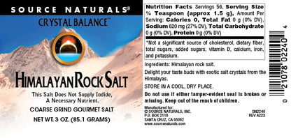 Himalayan Coarse Ground Pink Salt With Grinder