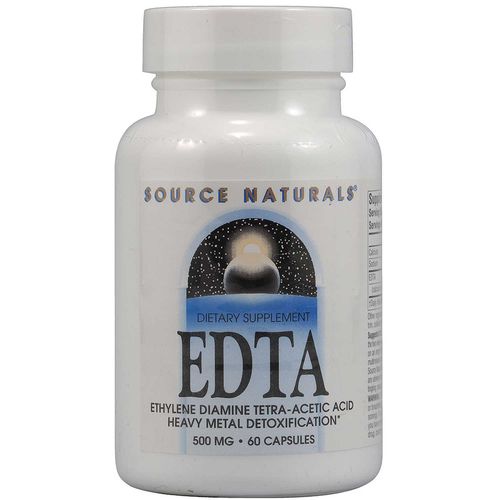 EDTA 500mg Capsules by Source Naturals