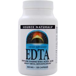 EDTA 500mg Capsules by Source Naturals