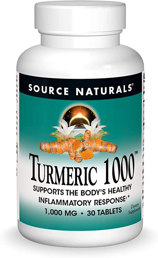 Turmeric 1000mg Tablets by Source Naturals