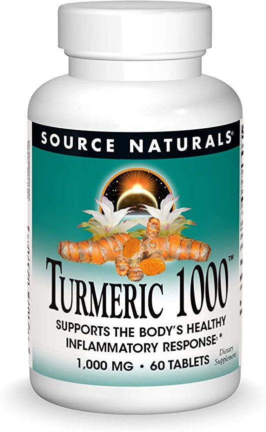 Turmeric 1000mg Tablets by Source Naturals
