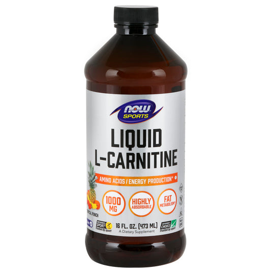 L-Carnitine 1000 Tropical Punch 16oz by Now