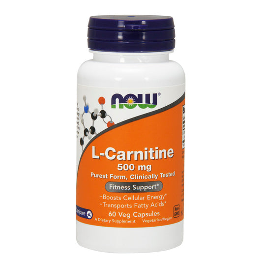 L-Carnitine 500mg 60VegCaps by Now