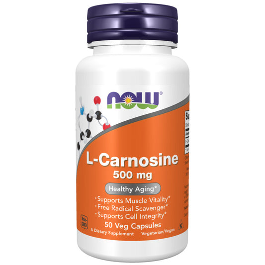L-Carnosine 500mg 50VegCaps by Now