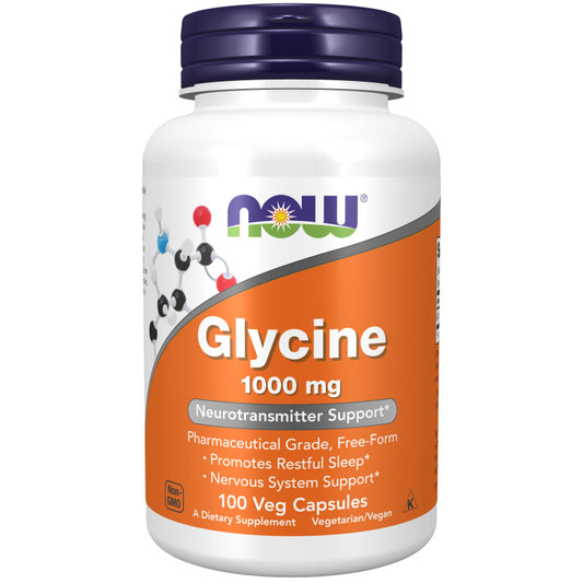 Glycine 1,000mg 100VegCaps by Now