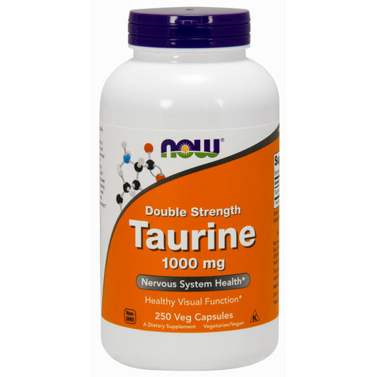 Taurine 1,000mg 250VegCaps by Now