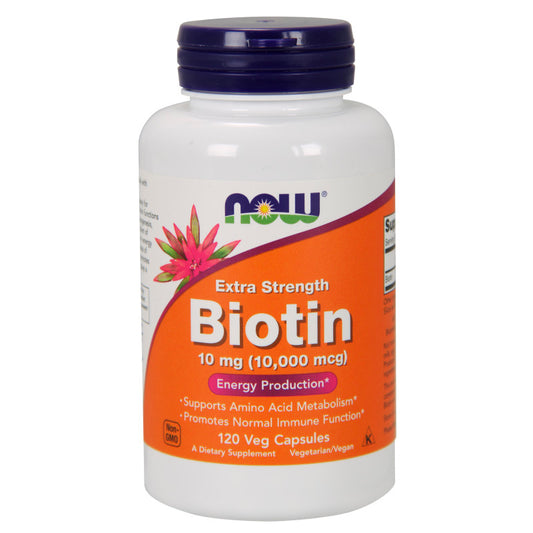 Biotin 10,000mcg 120VegCaps by Now