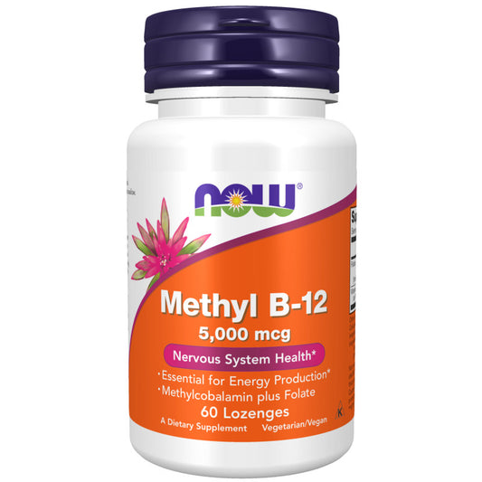 Methyl B-12 5,000mcg 60 Lozenges by Now