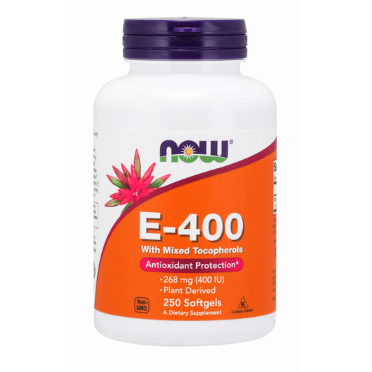E-400 with Mixed Tocopherols 250sg by Now