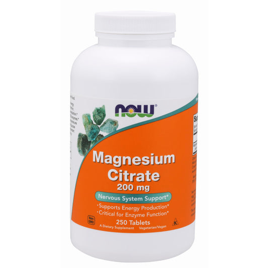 Magnesium Citrate 200mg 250tabs by Now