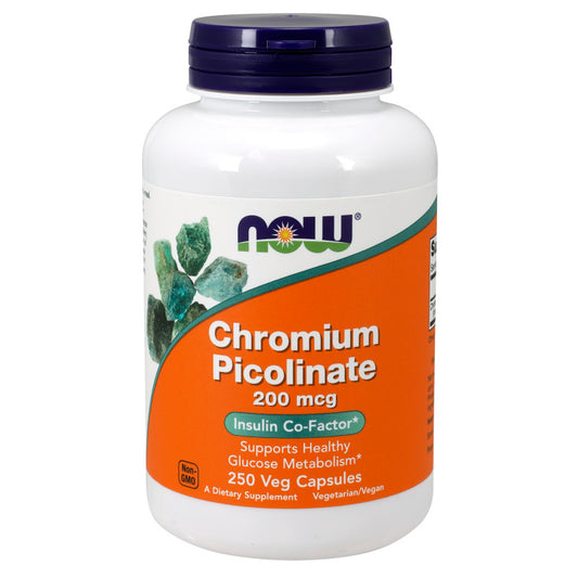 Chromium Picolinate 200mcg 250VegCaps by Now