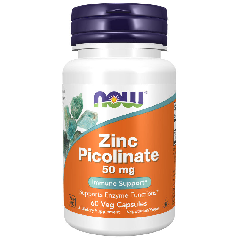 Zinc Picolinate 50mg 60VegCaps by Now