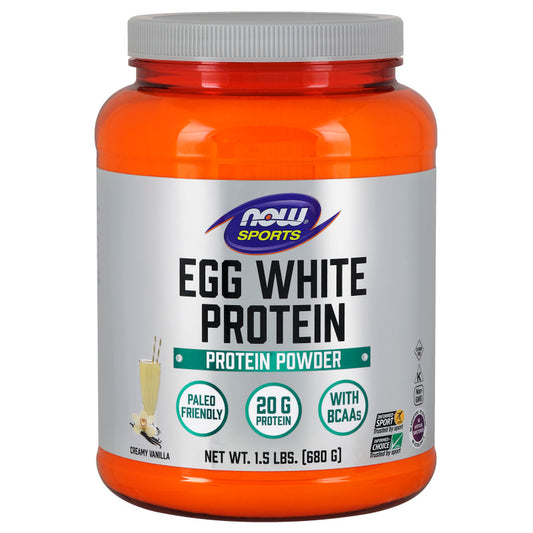 Egg White Protein Vanilla 1.5lb by Now