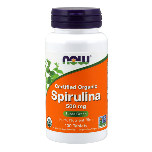 Spirulina 500mg 100tabs by Now