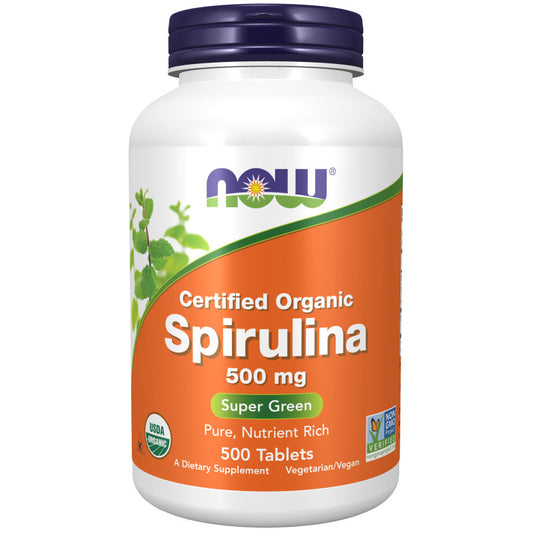 Spirulina 500mg 500tabs by Now