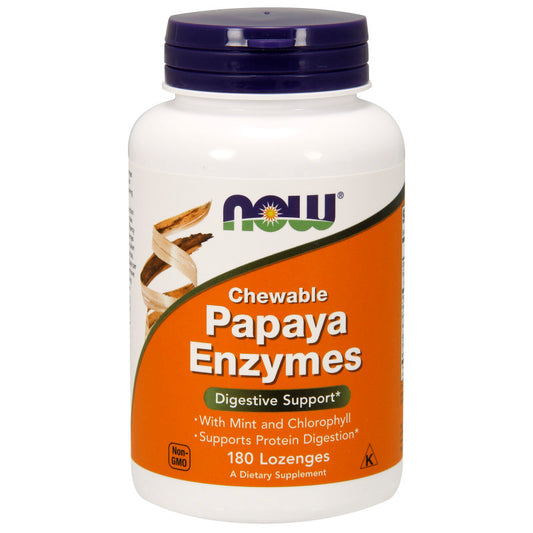 Papaya Enzymes 180 Lozenges by Now