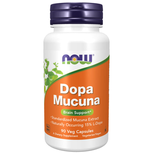 Dopa Mucuna 400mg 90VegCaps by Now