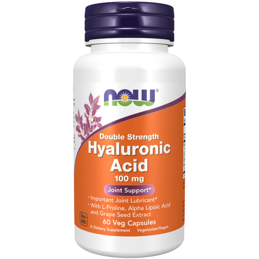 Hyaluronic Acid 100mg 60VegCaps by Now