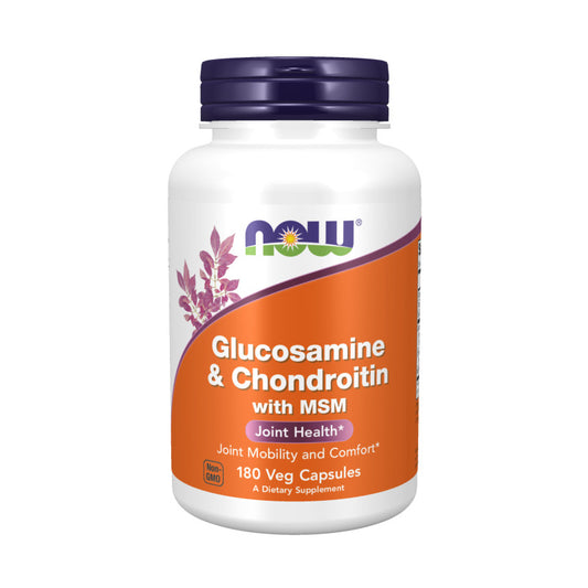 Glucosamine & Chondroitin with MSM 180VegCaps by Now