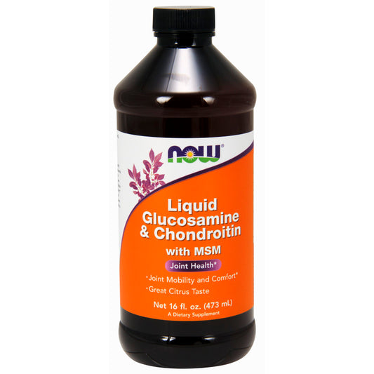 Glucosamine & Chondroitin with MSM Liquid by Now