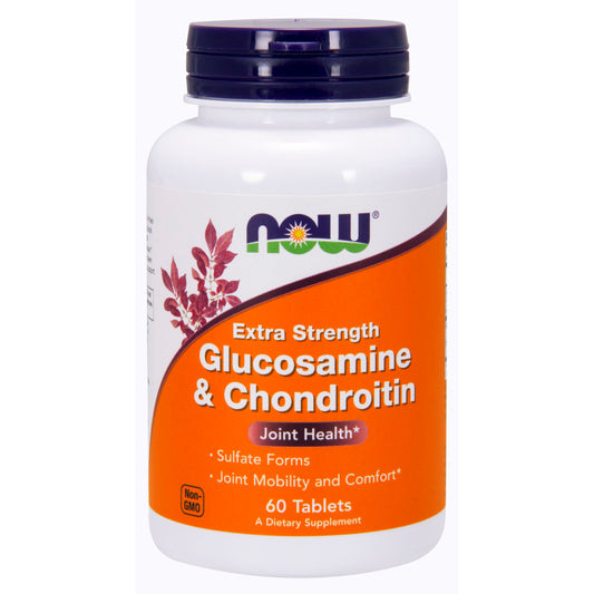 Glucosamine & Chondroitin Extra Strength 60tabs by Now