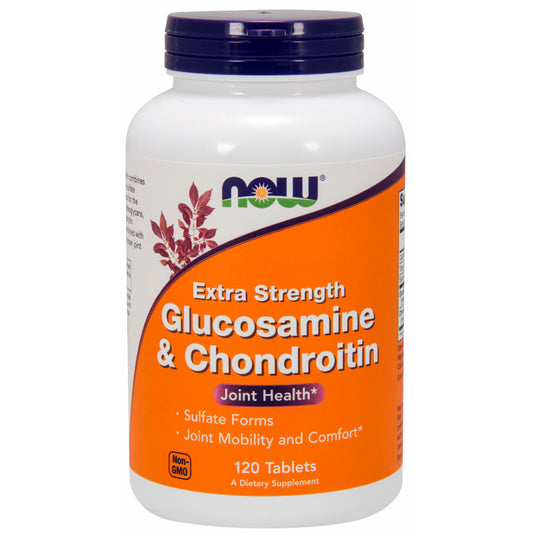 Glucosamine & Chondroitin Extra Strength 120tabs by Now