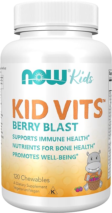 Kid Vits Berry Blast Chewables by Now Foods