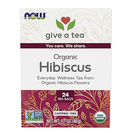 Organically Hip Hibiscus Tea by Now