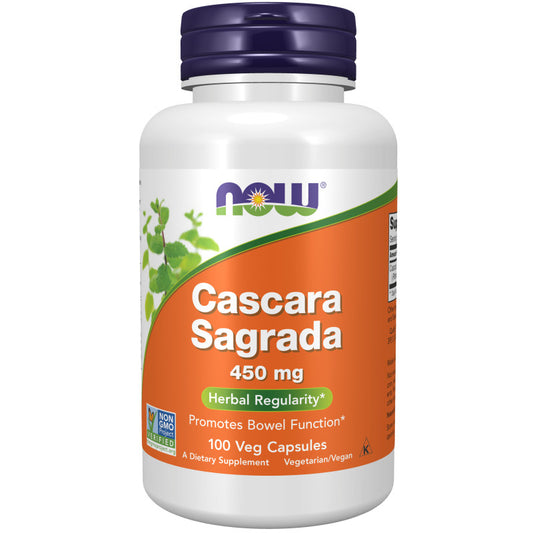 Cascara Sagrada 450mg 100VegCaps by Now