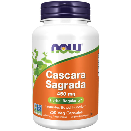 Cascara Sagrada 450mg 250VegCaps by Now